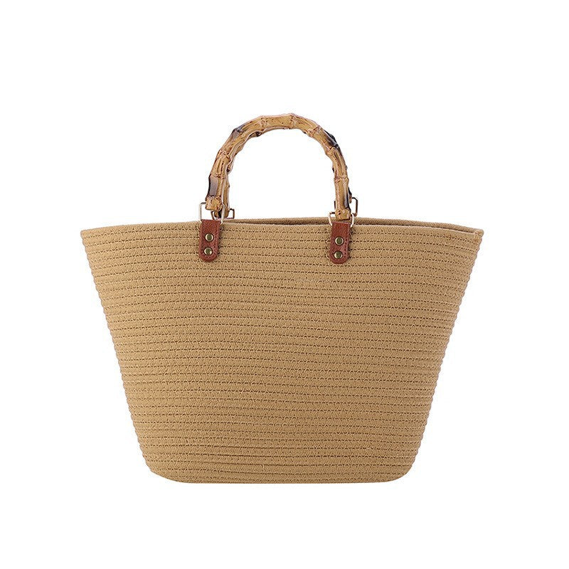 A01—Toth bag high-capacity new fashion cotton yarn woven bag